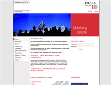 Tablet Screenshot of pro4s.ch